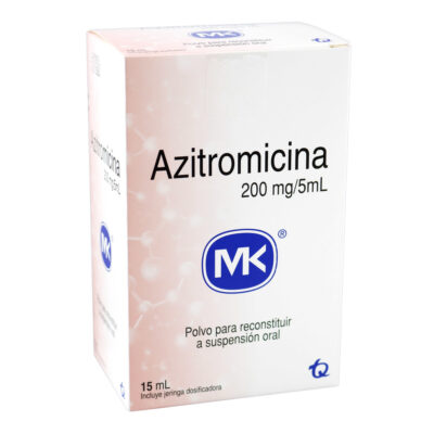 azitromicina suspension 200mg mk 15ml + dosificador