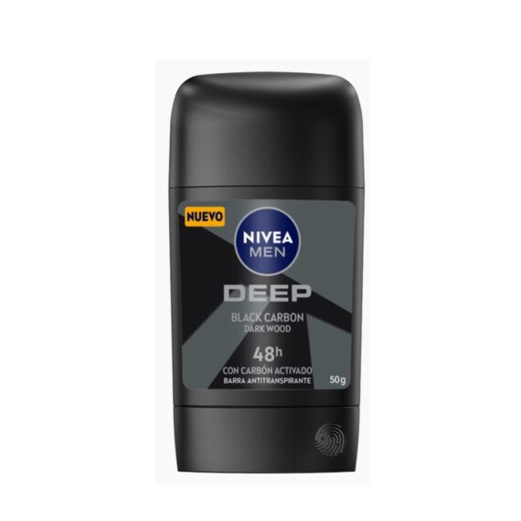 Desodorante NIVEA Barra DEEP BLACK CARBON 50gr