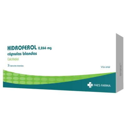 HIDROFEROL 0.266 mg 3 Capsulas Blandas