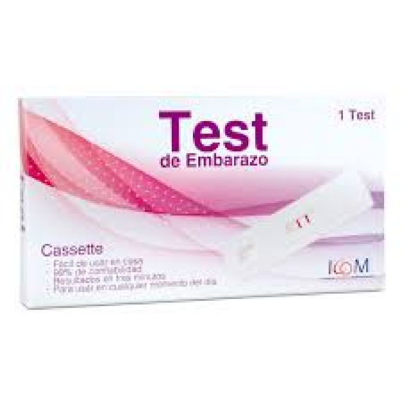 prueba de embarazo usa test cassete