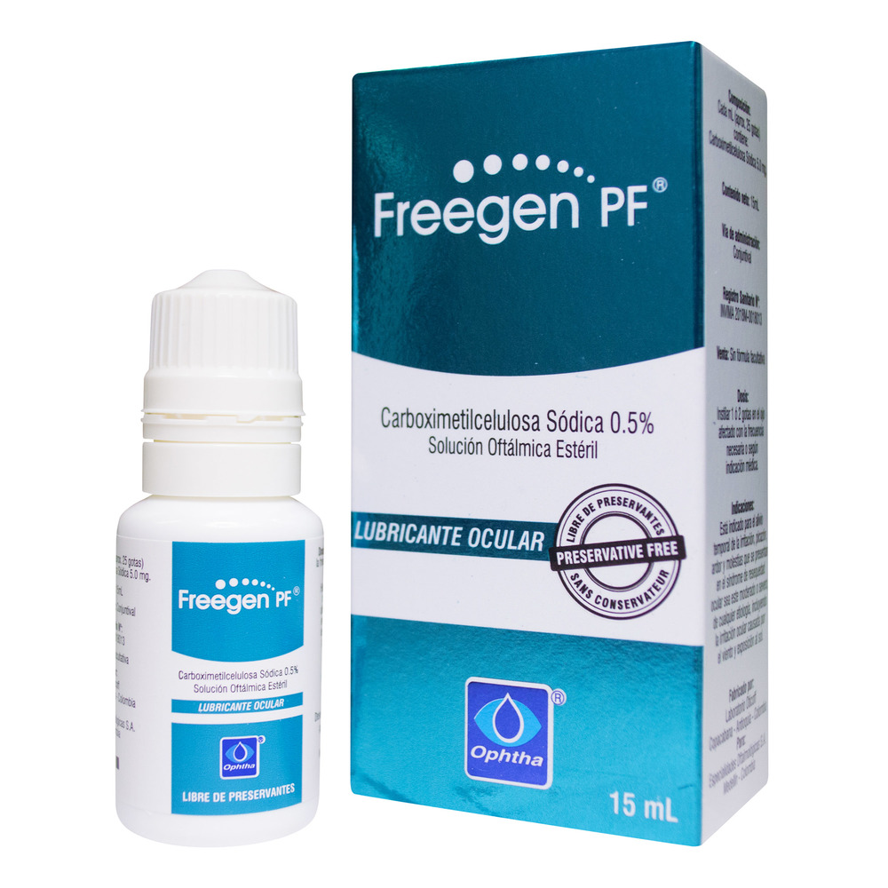 FREEGEN PF Lubricante Ocular 15mL. - Drogas Exito