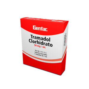 TRAMADOL 50mg/1mL GF 5 Ampolletas