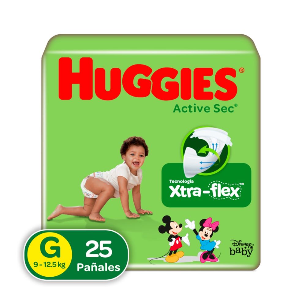 HUGGIES ACT.SEC 3/G 25 UNDS