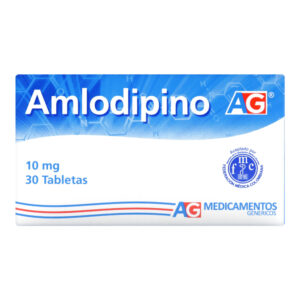 Amlodipino 10Mg Ag 30 Tabletas