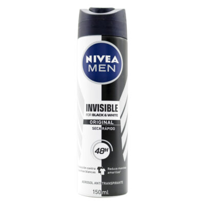 desodorante nivea spray black & whit 150ml h