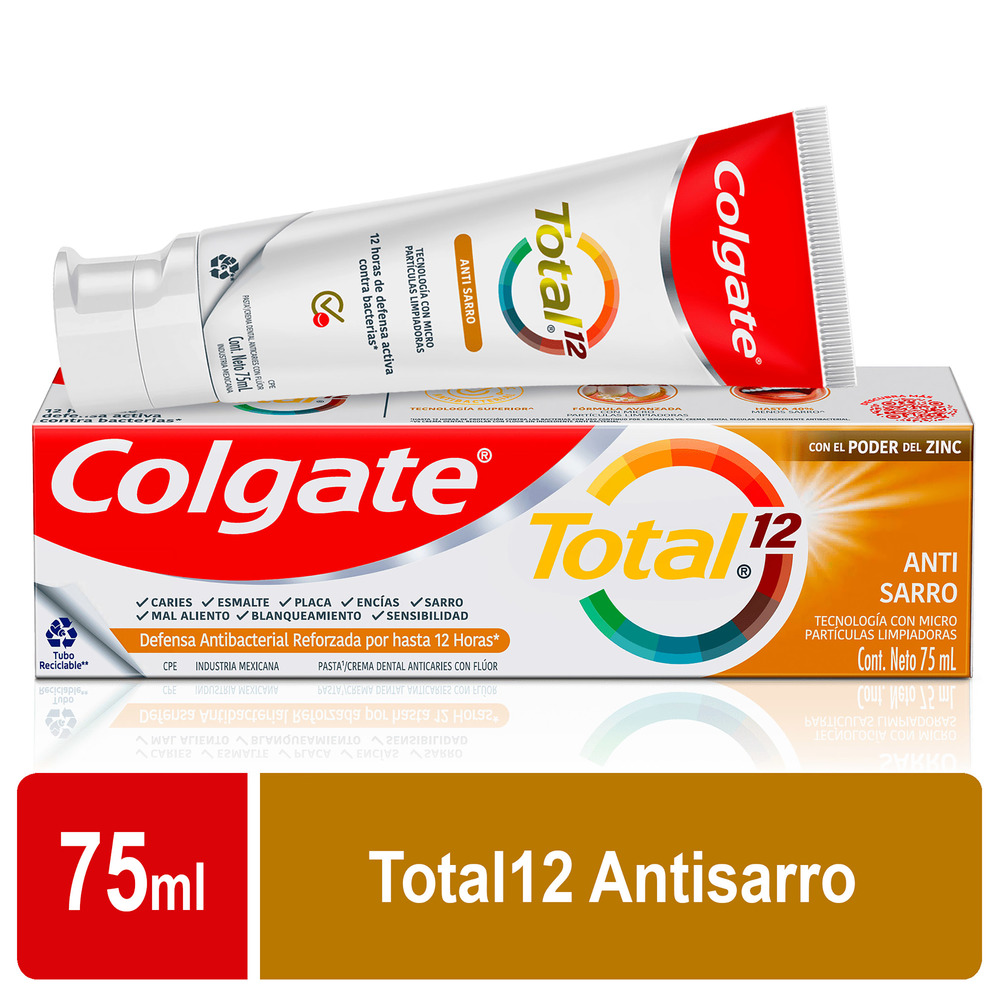 CR.DENTAL COLGATE TOTAL 12 ANTI SARRO 75ML