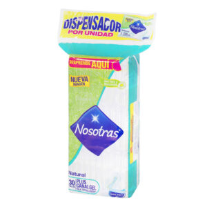 Toallas Nosotras Natural / Plus Canalgel 30Unds