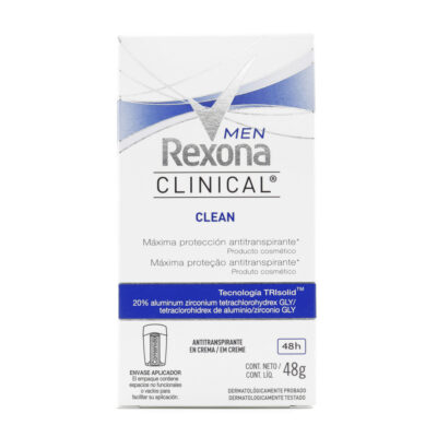 desodorante rexona soft solid clini men 48 gr