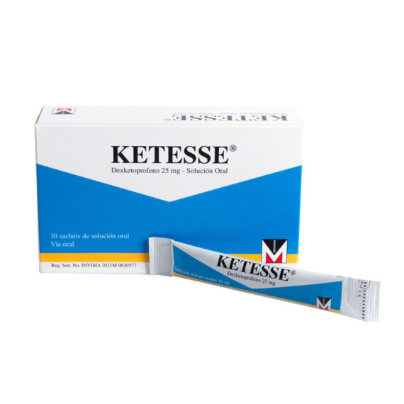 KETESSE 25mg Solución Oral 10 Sachets 10mL