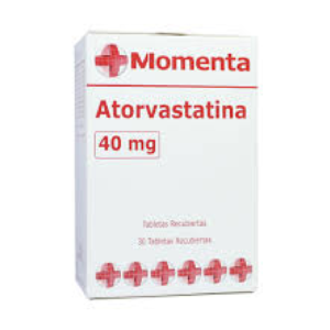 ATORVASTATINA 40mg 30 Tabletas MOMENTA