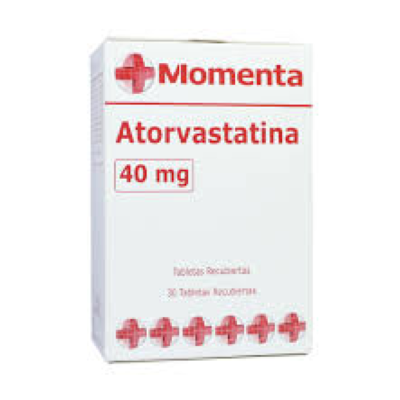 atorvastatina 40mg 30 tabletas momenta