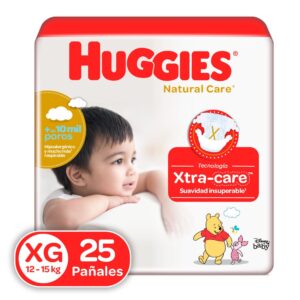 HUGGIES NAT.CARE 4/ XG 25 UNDS