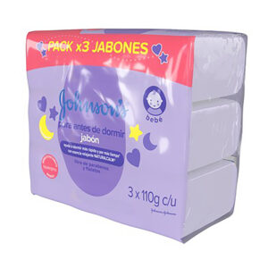 3 Jabones J&J Antes de Dormir 110gr