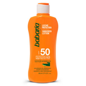 Leche Protectora Solar Babaria Aloe Spf 50 X 200 Ml