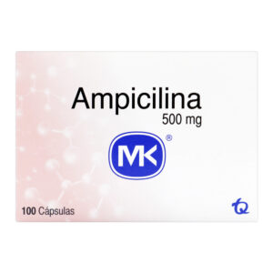AMPICILINA 500mg MK 100 Capsulas