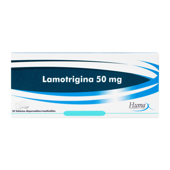 LAMOTRIGINA 50mg HP 30 Tabletas