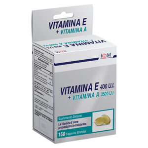 Viitamina E 400 U.I+VIT.A 3500 UI ICOM 150 Capsulas