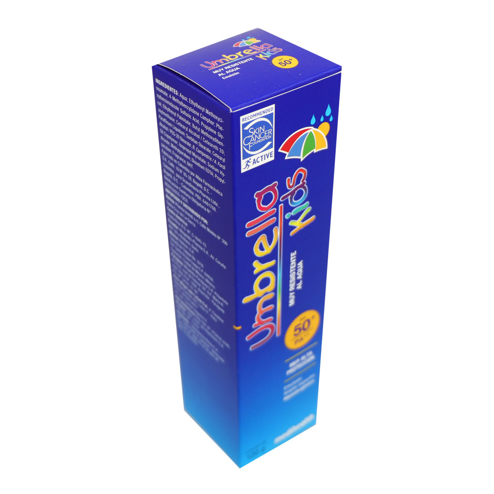 UMBRELLA KIDS 50+ Resistente Agua 120gr