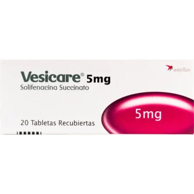 vesicare 5 mg 20 tabletas