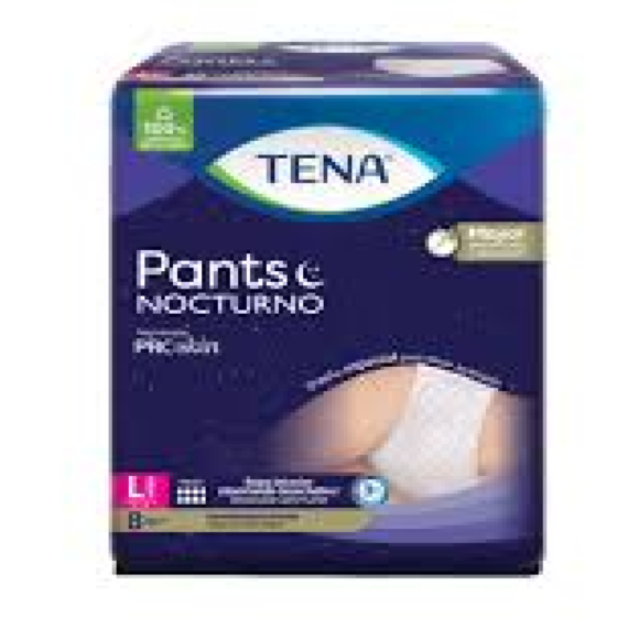 tena pants nocturno l 8 unds