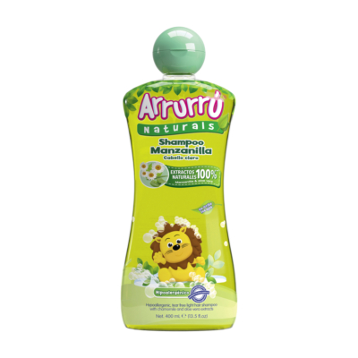 shampoo arrurru cabello calro manzanilla 400ml