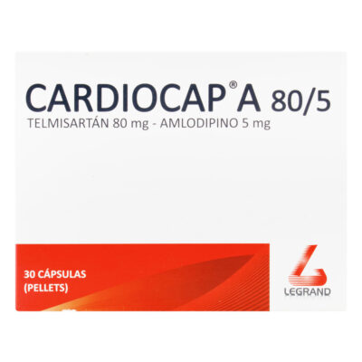 CARDIOCAP A 80/5mg 30 Tabletas