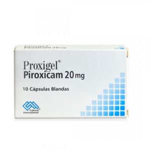 Proxigel Piroxicam 20Mg 10 Capsulas