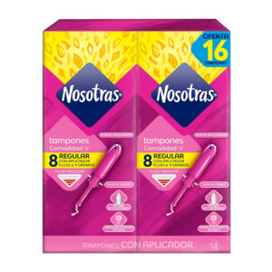 Tampones NOSOTRAS con Aplicador REGULAR 16 Unds