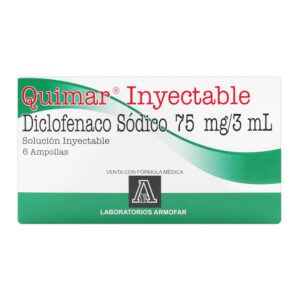 QUIMAR 75mg 6 Ampollas