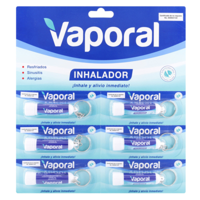 vaporal inhalador blister 6 llaveros