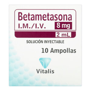 BETAMETASONA 8mg/2mL VT 10 Ampollas
