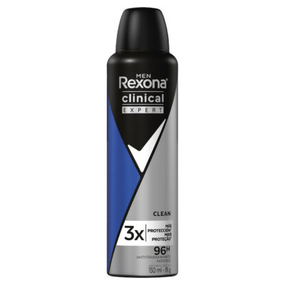 Desodorante REXONA CLINICAL EXPERT Aerosol CLEAN 91gr H