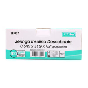 JERINGA ALFA INS.0.5mL 31gr 100 Unds