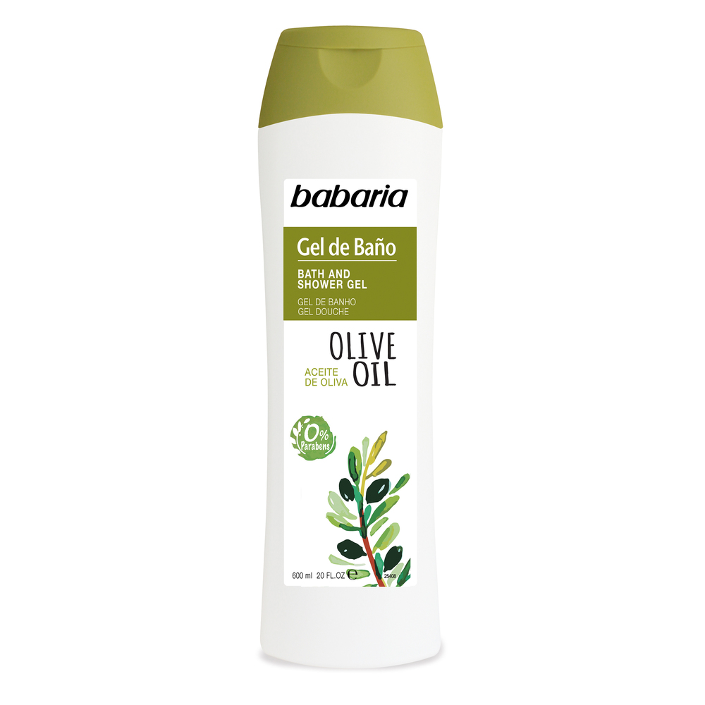 Gel de Baño BABARIA ACEITE OLIVA 600mL