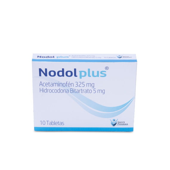 NODOL PLUS 325/5mg 10 Tabletas