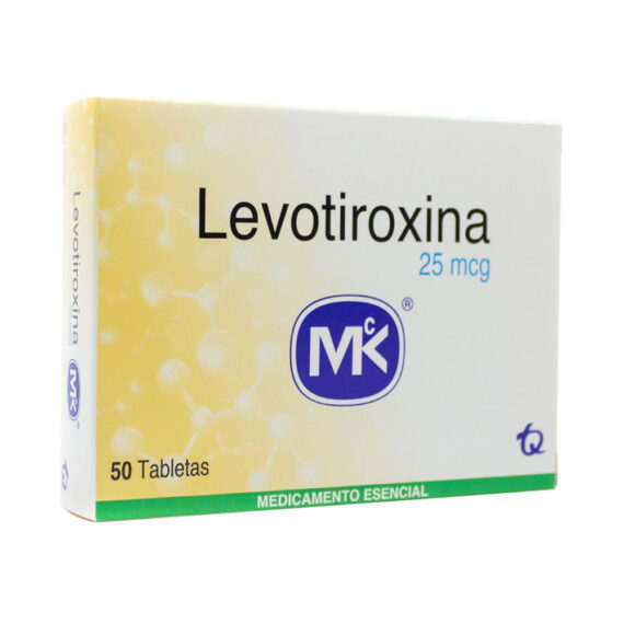 LEVOTIROXINA 25MCG MK 30 Tabletas