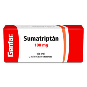SUMATRIPTAN 100mg GF 2 Tabletas