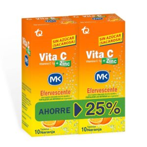 Vita C+Zinc Efervescente Mk 2 X 10 Tabletas