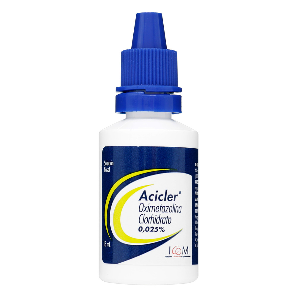 Acicler "Oximetazolina" 0.025% Niños Ic 15Ml