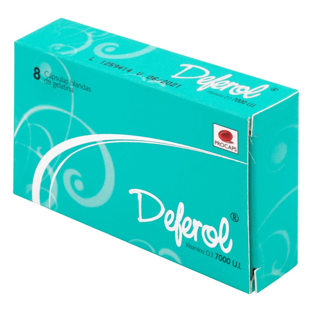 DEFEROL 7000 UI 8 Capsulas