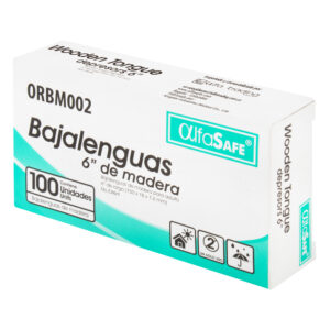 Bajalenguas Alfa Safe 100 Unds