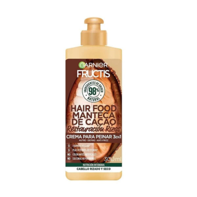 crema para peinar fructis hair food cacao 300ml