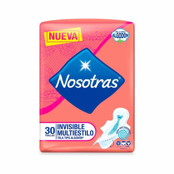 Nosotras Invisible Multiestilo 30 Unds