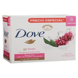 3 Jabones Dove Granada Revigorizante 90Gr