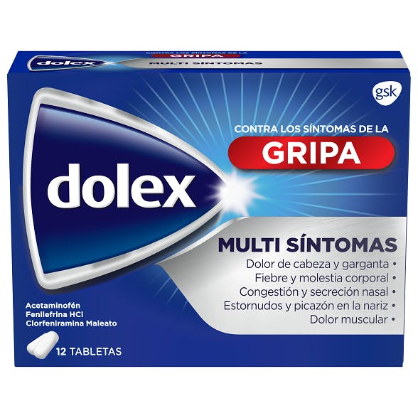 Dolex Gripa 12 Tabletas