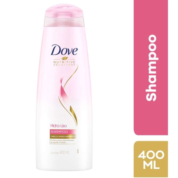 shampoo dove hidratacion liso 400ml