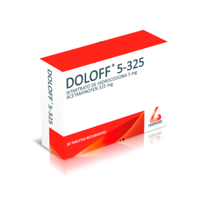 doloff 5 325 30 tabletas