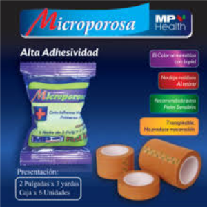 Micropore Mv 2" X 3 Yardas Unds