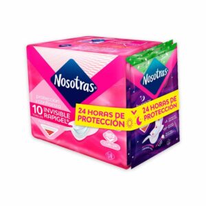 Toallas NOSOTRAS INV.RAPIGEL 10UND+2BUE NOC