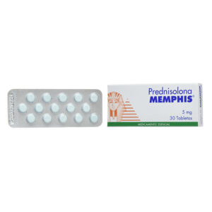 PREDNISOLONA 5mg MP 30 Tabletas